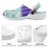 Cartoon Printed EVA Clogs Slippers Unisex Flexible Breathable Slip On Casual Sandals Lightweight Soft Sole Summer Daily Wear