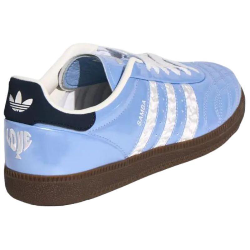 adidas Originals Samba JP Unisex Skate Shoes Blue Valentine's Day Limited KJ7302