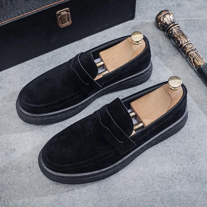 Fashion 2025 Men's Casual Shoes Fashion Business Loafers for Men Formal Shoes Designer Moccasins Lightweight Driving