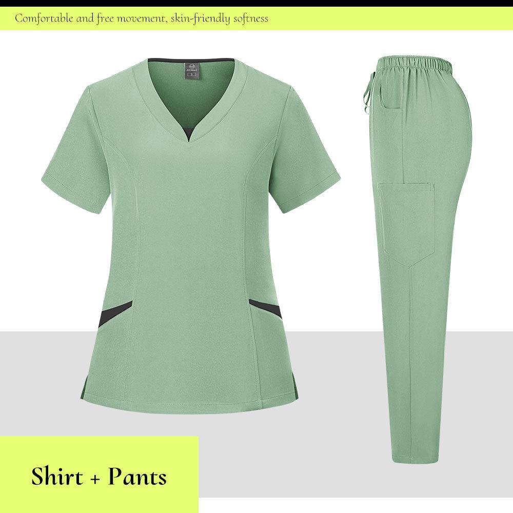 Short Sleeve Scrub Suit - Medical & Nursing Uniform