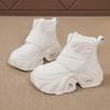 Snow boots women's short boots 2025 autumn and winter new velvet women's shoes versatile thick-soled muffin thickened warm cotton shoes