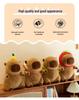 Capybara Plush Toy Doll - Cartoon Throw Pillow & Stuffed Animal Birthday Gift