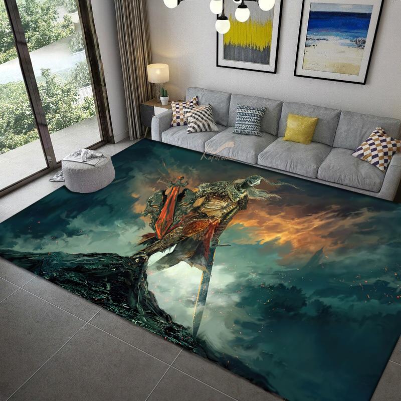 FromSoftware TGA Game Carpet multi-size Carpet for Living Room Bedroom Kid s Room Home Decor Area Rug Non-slip Mat Sofa Mat 40cm by 60cm