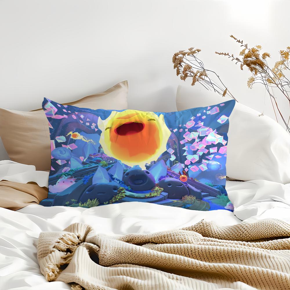 Game Slime Rancher 2 Pillow Case Cover Suitable For Livingroom Bedroom Sofa Home Decoration Cushion