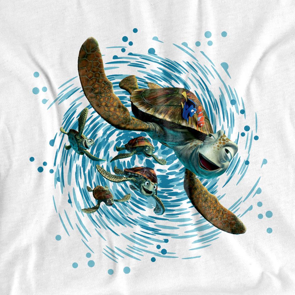 Finding Nemo Unisex Adult Ride The Wave Crush T-Shirt