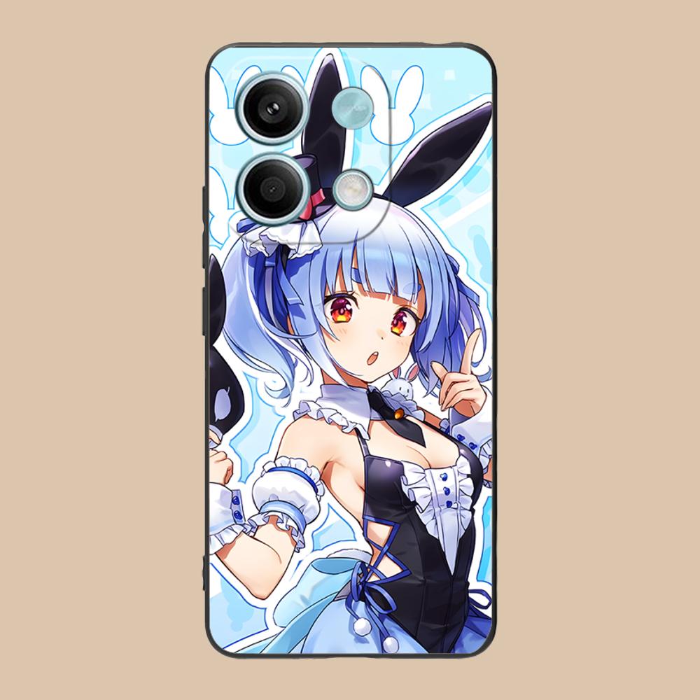 Holo Usada Pekora Matte TPU Mobile Phone Case for POCO M7 M6 M5 M4 M3 X7 X6 X5 X4 X3 Pro GT 5G Colorful Printing Cover