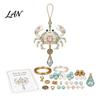 Mother Daughter Craft Projects 12 Zodiac Blessing Beaded Ornament DIY Kit, Beginner Friendly Sign Custom Symbol Keepsakes Beading Set, Hanging