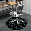 1pc Cat Pattern Office Round Area Rug, Under Office Chairs Bedroom Living Room Home Decor, Room Deco