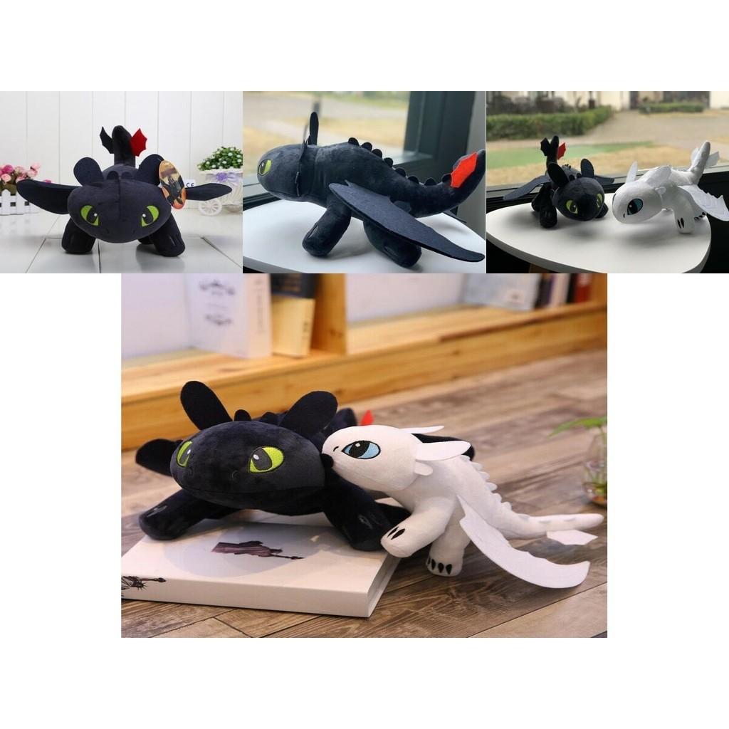 How To Train Your Dragon Toothless Night Fury Soft Plush Toy 20cm 25cm 35cm 45cm 65cm Educational Gift For Kids