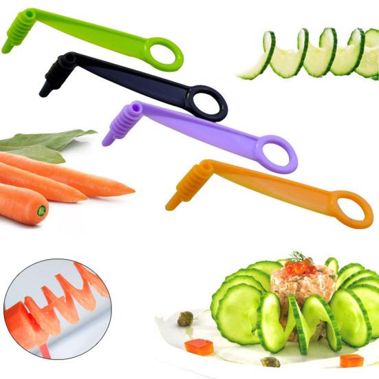 5Pcs Manual Slicer Spiral Screw Potato Carrot Cucumber Vegetables Cutting Tools
