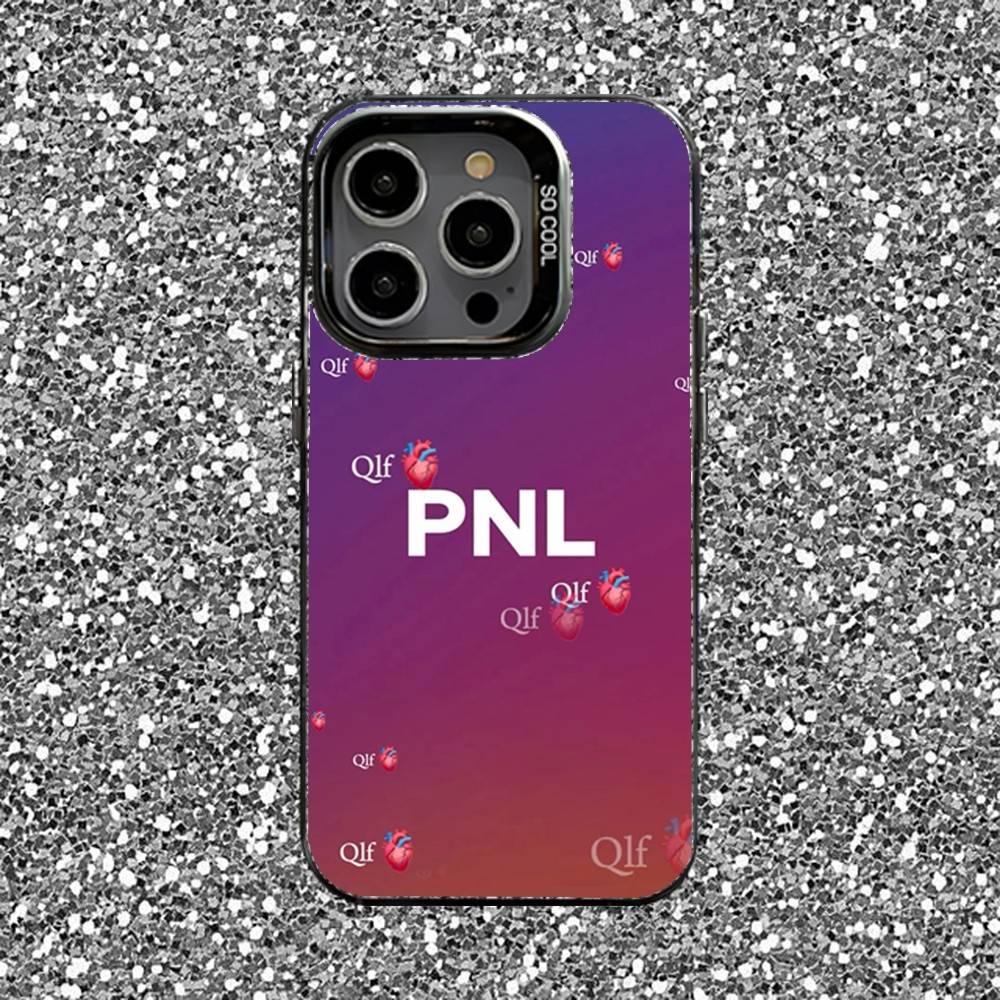 PNL Rap Groupe Handyhülle Für iPhone 16,15,14,13,12,11,Pro,XS,Max,Plus,Mini,SE Schwarz Candy Matt Stoßfeste Hülle