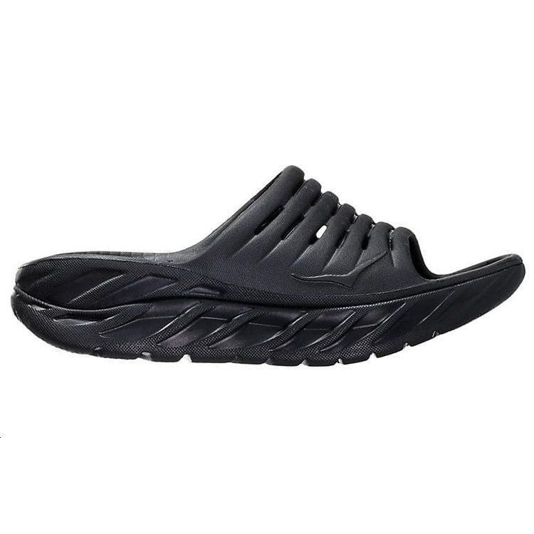 HOKA Ora Recovery Slide Schwarz Unisex Sneaker 1134527-BLK