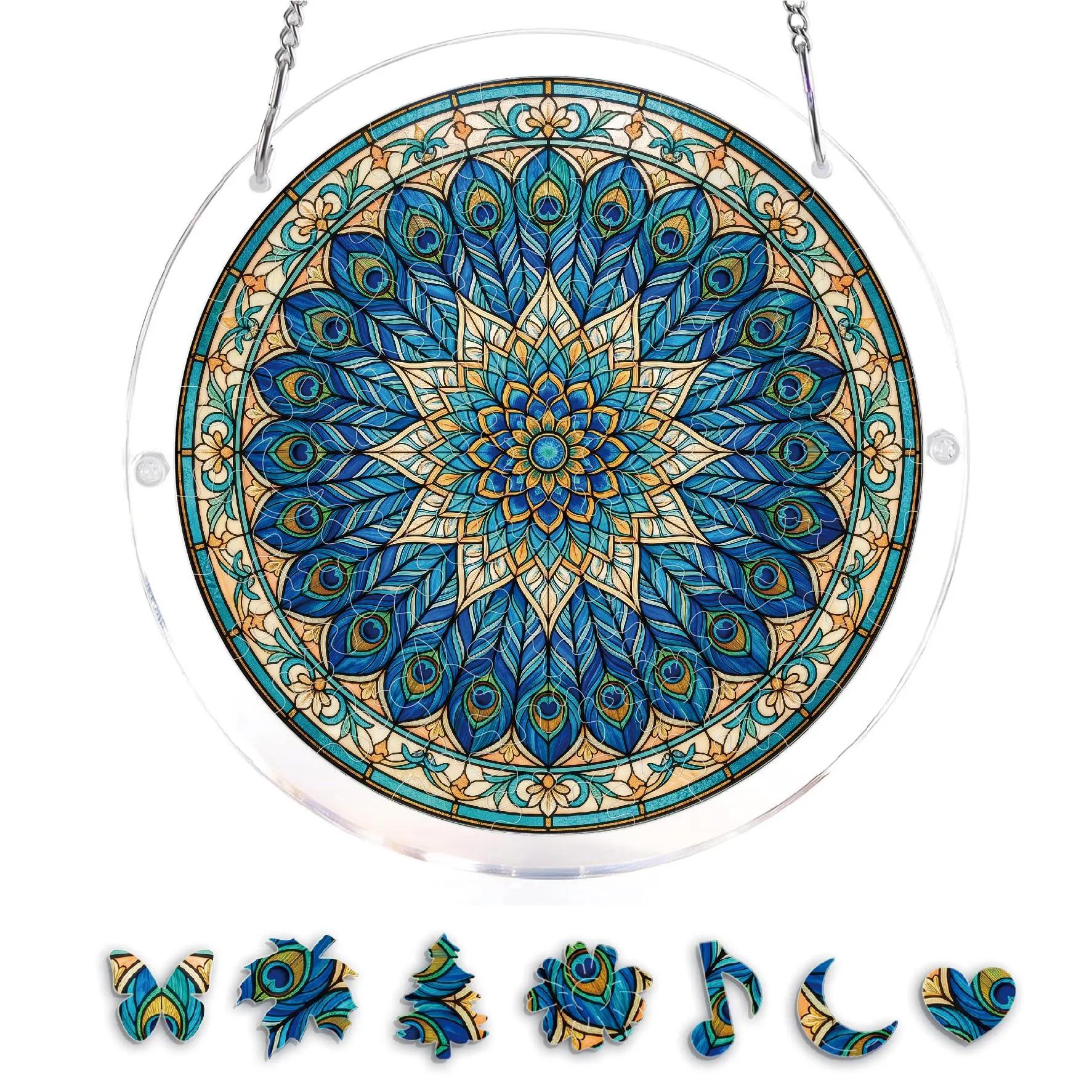 

83 Piece Acrylic Sun Catcher Window Hanging Panel 19cm Decorative Hanging Ornament for Home Garden Interior Decoration One Size