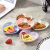 10pcs Heart-shaped Snack and Fruit Tray - Durable Plastic, Suitable for Desserts, Cakes, and Kimchi - Ideal Kitchen Accessory