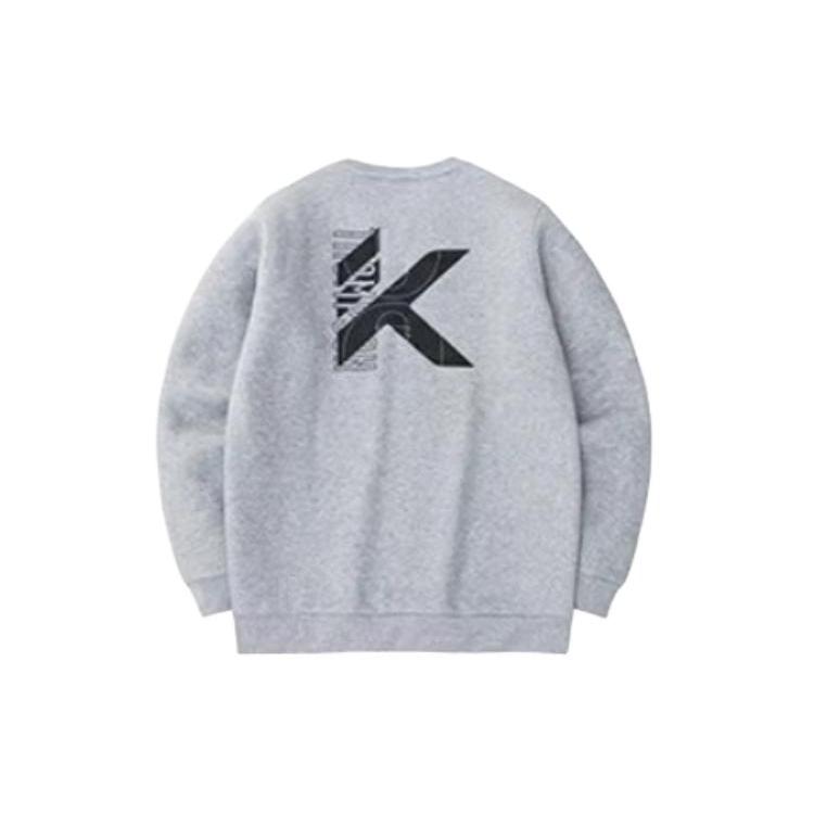 Anta Sweatshirt Men s Gray Heather Gray 152311701-1 XL