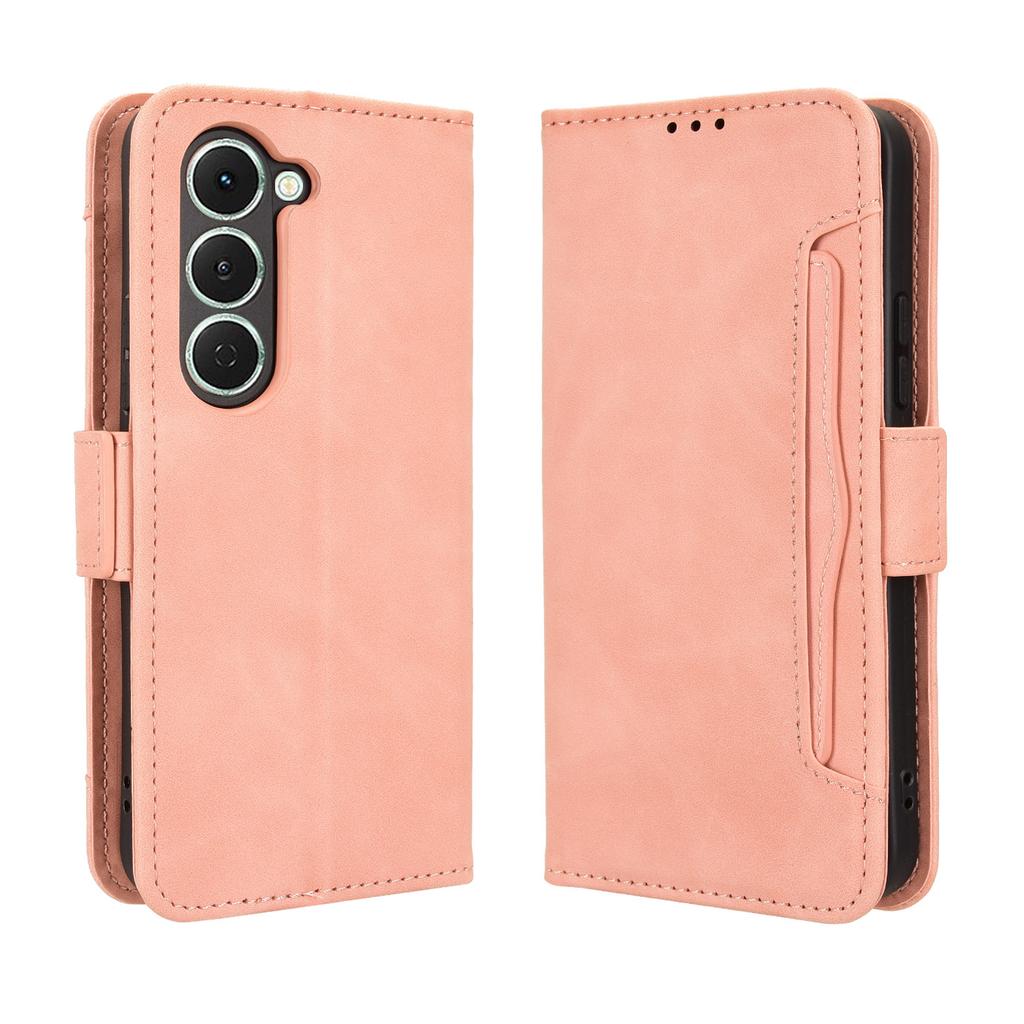 For TECNO Spark 40 Pro 4G Leather Case Phone Wallet Cover with Multiple Card Slots