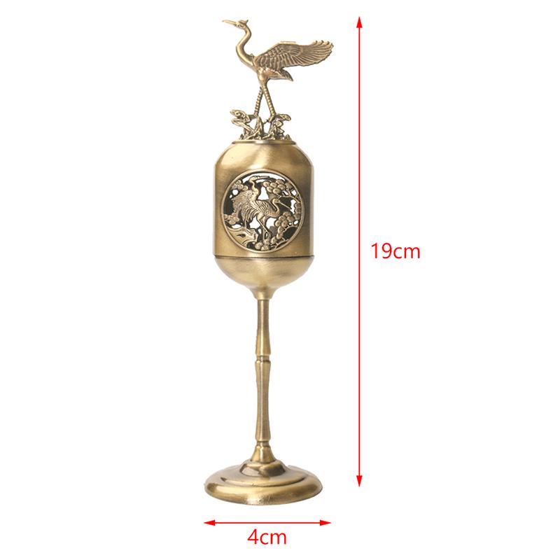 Lampe Creux Pie Bois de Santal Parfum Encensoir Fumant Porte-Encens à Refoulement Ornements Maison de Thé Salle d'Étude Décoration Intérieure