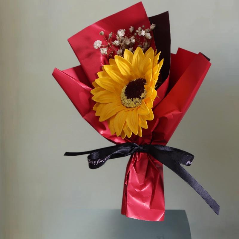 For Desk Decor Weddings Special Moments Adorable Mini Floral Arrangement Mini Tulip Bouquet Simulated Flower Perfect