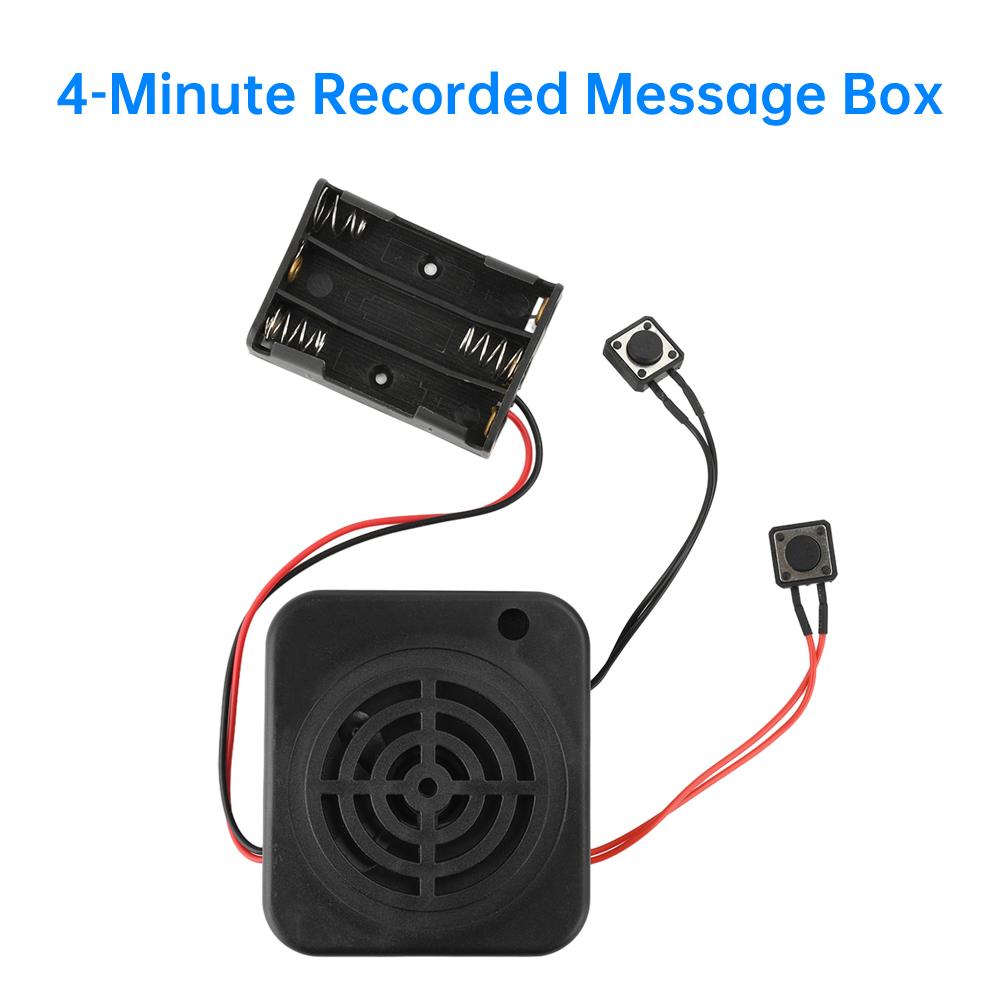 4.5V 2/4-Minute DIY Recording Message Box Module Sound for Gift/ Voice Recording Box DIY Voice Message Box Recording Module