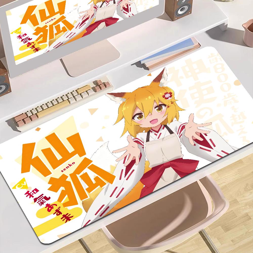 The Helpful Fox Senko-san Fashion Gamer Speed Mice Retail Small Rubber Mousepad Size For Keyboards Mat Boyfriend Gift