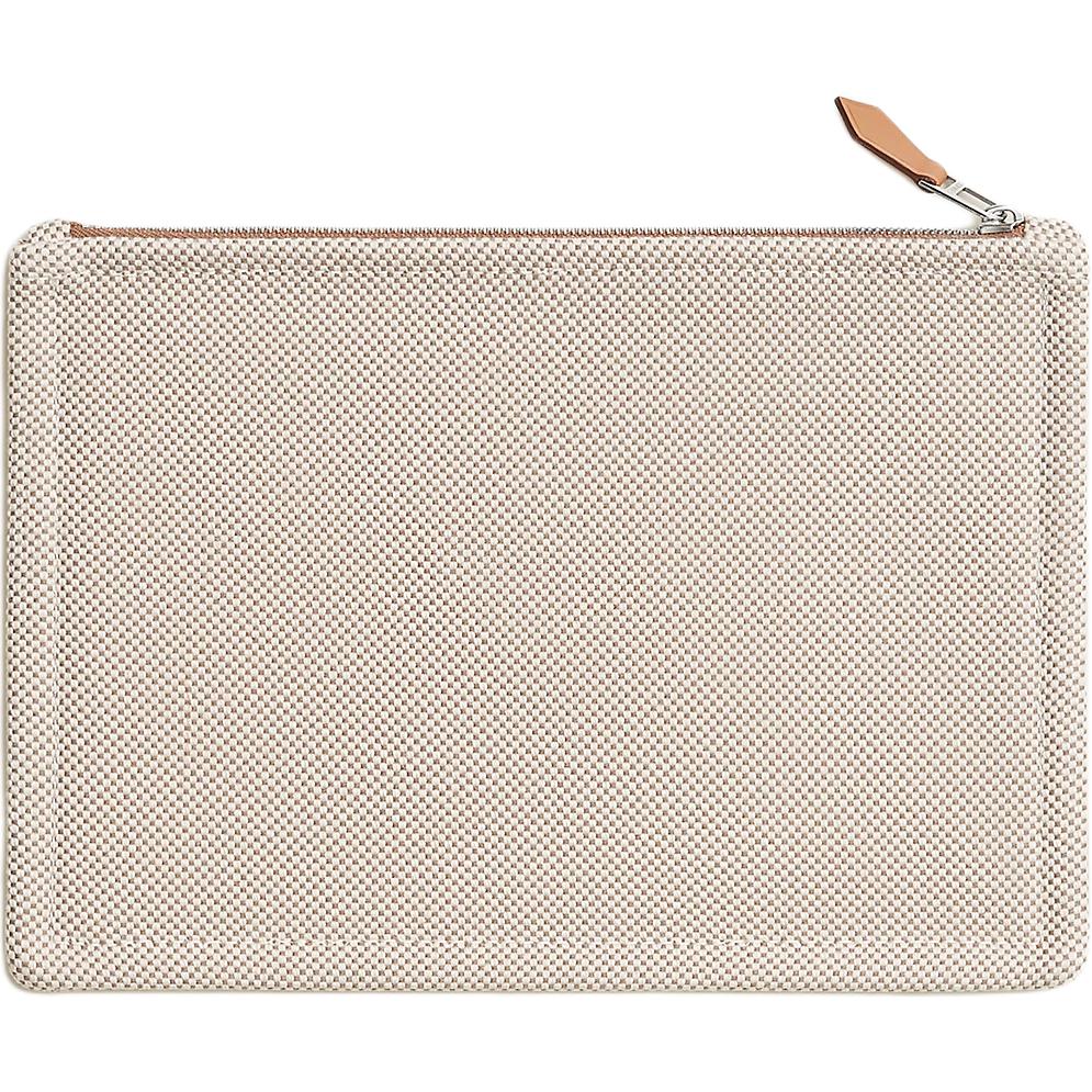 Hermes H Labyrinth Series 22 Silver Buckle Cotton Travel Storage Bag Small Unisex bags H103973MV05