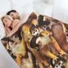 Squirrel Monkeys Throw Blanket Large Weighted Tourist Nap Blankets
