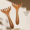 Antler Massage Comb | Scalp, Neck, Eye, and Face Gua Sha & Scraper with Five-Claw Design