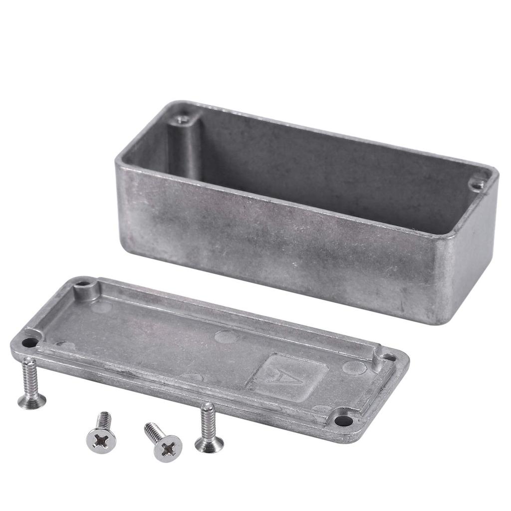 Dovhmoh Guitar Effect Pedal Aluminum Stompbox Enclosure for DIY Guitar Pedal Kit 1590A 5-Piece