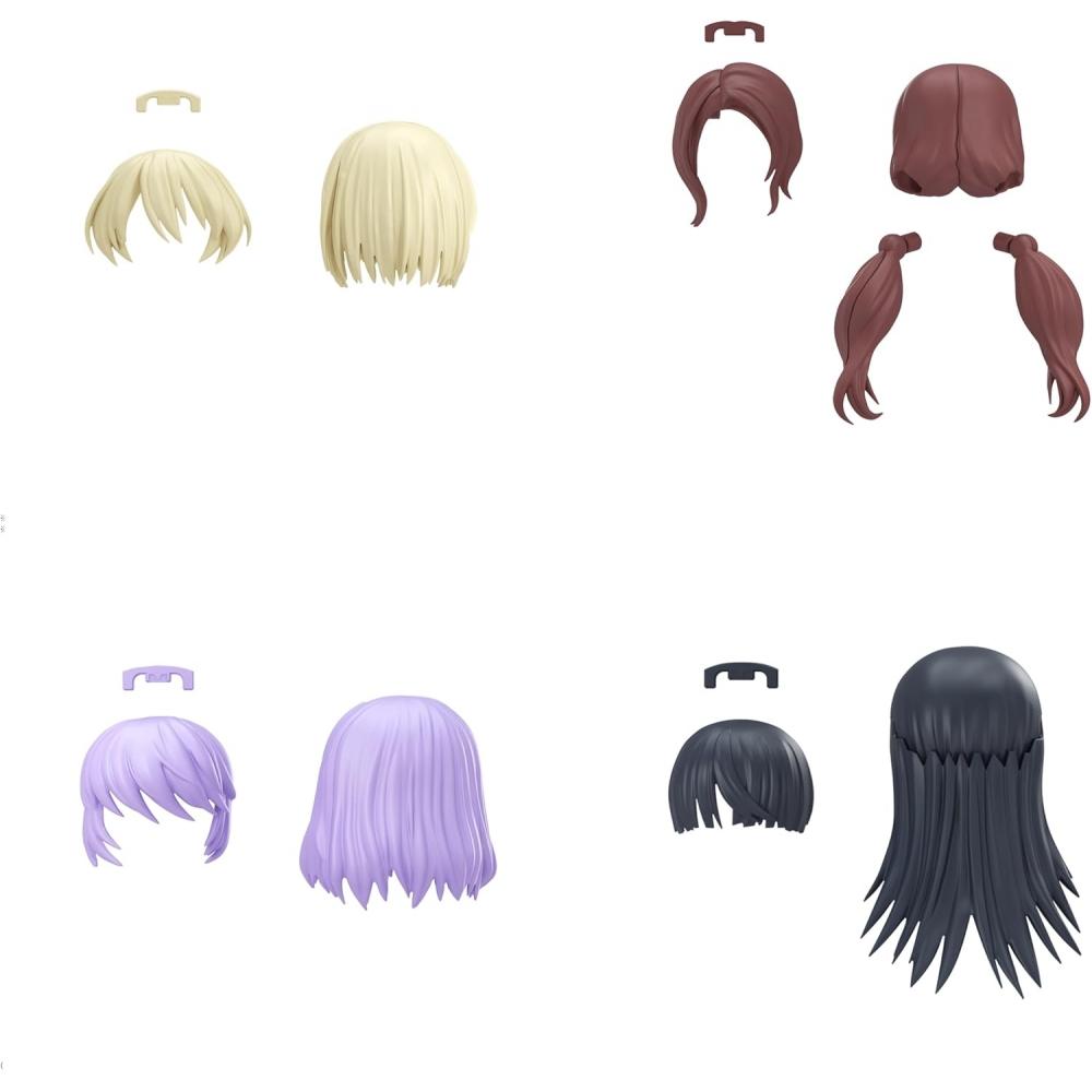 

Bandai Spirits Bandai Spirits 30ms Option Hairstyle Parts Vol.12 All 4 Types Box Color Coded Plastic Model