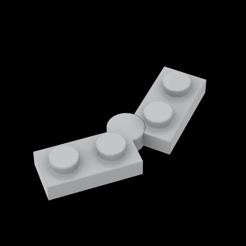 

2429 2430 Hinge Plate 1x4Swivel Base Top Bricks Collections Modular GBC Toys For Technical MOC Buildings Blocks світло-сірого кольору