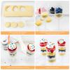 Cake Push Containers With Lids, Muti-purpose Push Cake Containers, Reusable Plastic Cake Push-up For Cupcake, Confetti, Homemade Ice Cream,Desserts