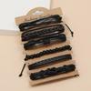 Punk Style Black Handmade Bracelets For Men Jewelry Accessories Gifts, Stylish Charming Men's Bracelets