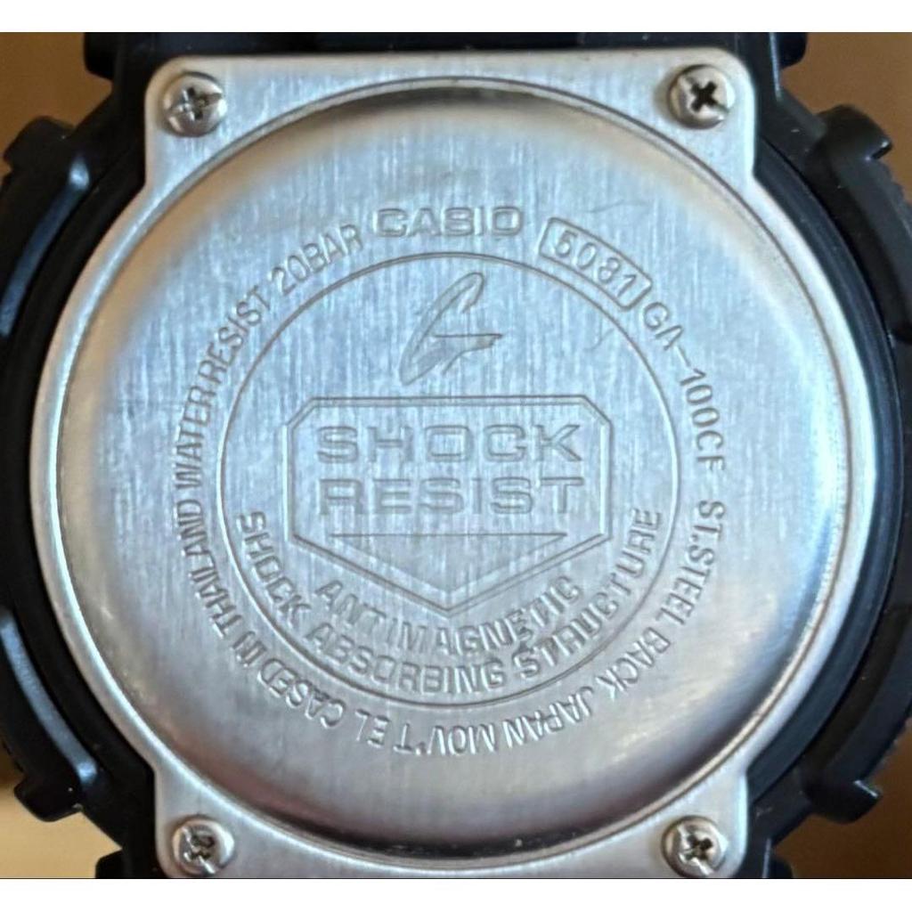 Used CASIO G-SHOCK GA-100CF Watch
