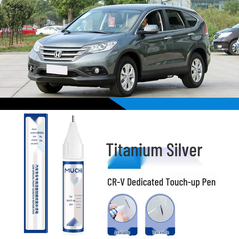 CRV Crystal White Pearl & Black Touch-Up Paint Pen for Car Scratches