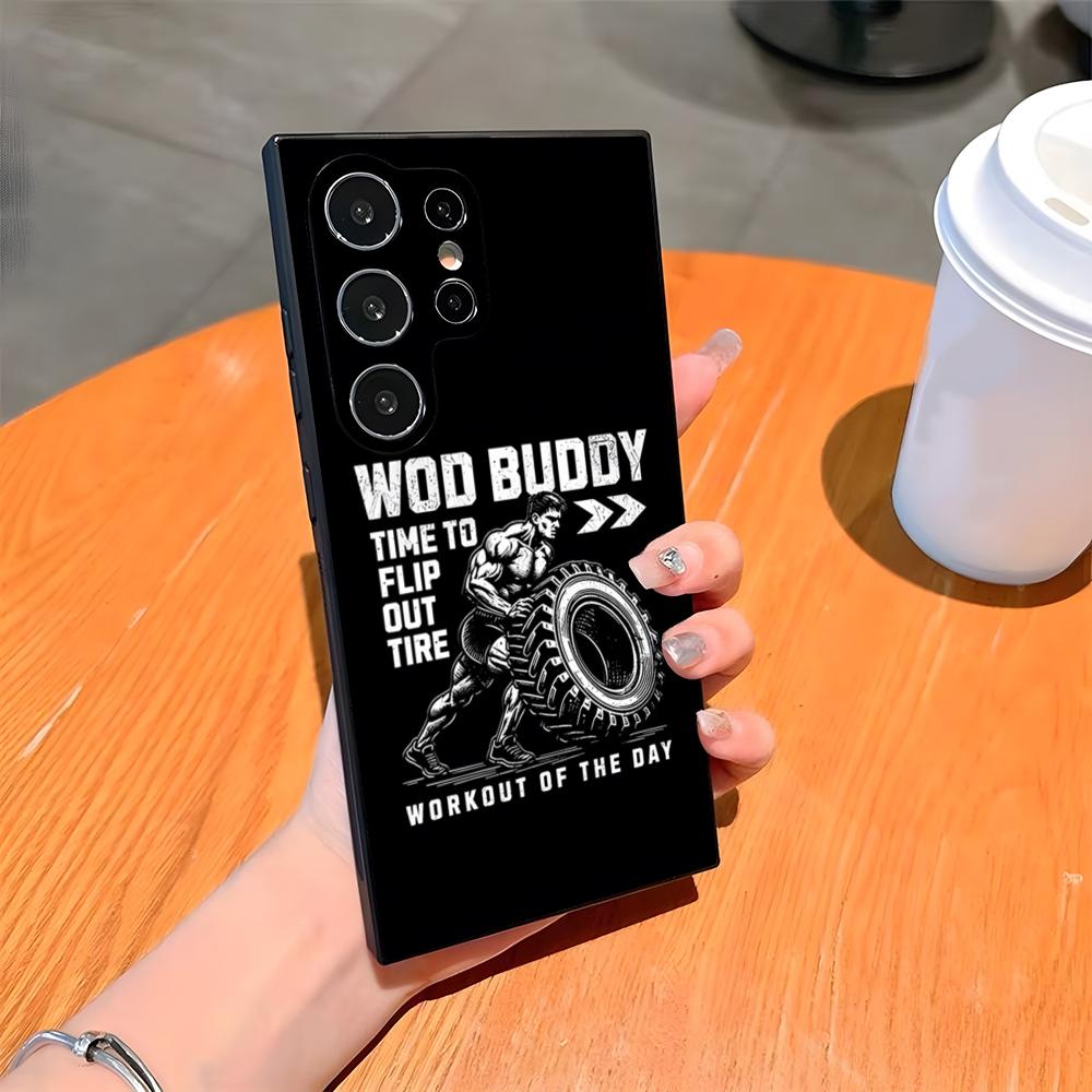 

Animals Fitness Bodybuilding Phone Case For Samsung S26 S25 Ultra S24 S23 Fe S22 S20 S21 Plus A54 A34 A53 A16 Back Cover Samsung s23fe