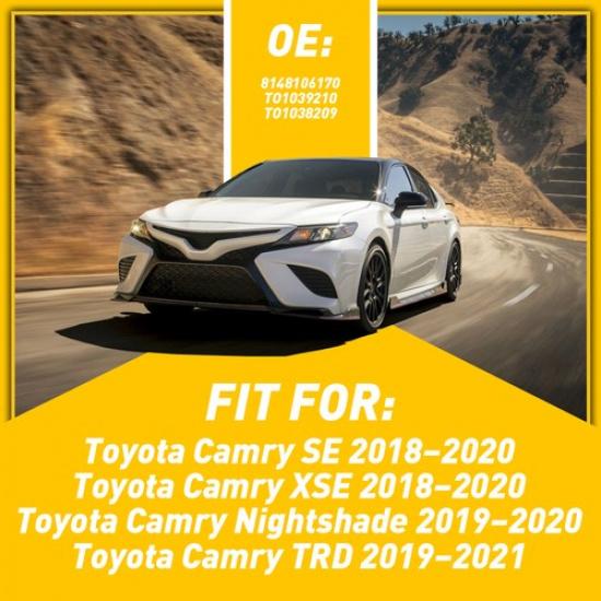 Right Front Bumper Fog Lights Lamps Cover Durable For 2018-21 Toyota Camry EXV