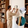 Hook And Loop Tape Hook And Loop Strips With Adhesive 12 Pieces No Punching Reusable Fastener Wall Hanger For Dormitory Garage