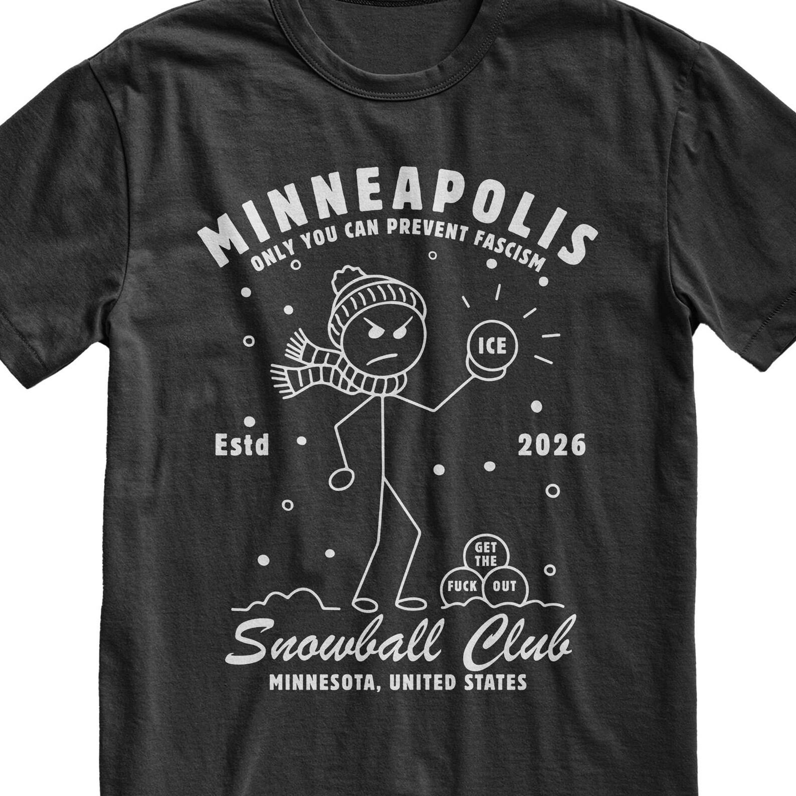 Minneapolis Snowball Club Unisex T-Shirt, Protest Tee S