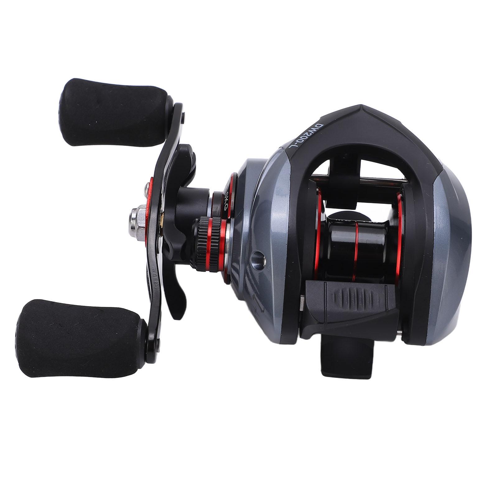 

Металлические рыболовные катушки 7.2:1 Передаточное число Капля воды Колесо для бейткастинговой лески для любой водыЛевая рука