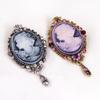 Nuevo Broche Pin Colgante Victoriano de Cristal para Bodas y Fiestas para Mujer