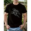 European Size Men's Summer Short Sleeve T-Shirt for Dad and Son