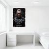 Ragnar Lothbrok Wikinger Metallblechschild Vintage Abgenutzt Zitat Wanddeko für Zuhause Bar Man Cave Club Pub
