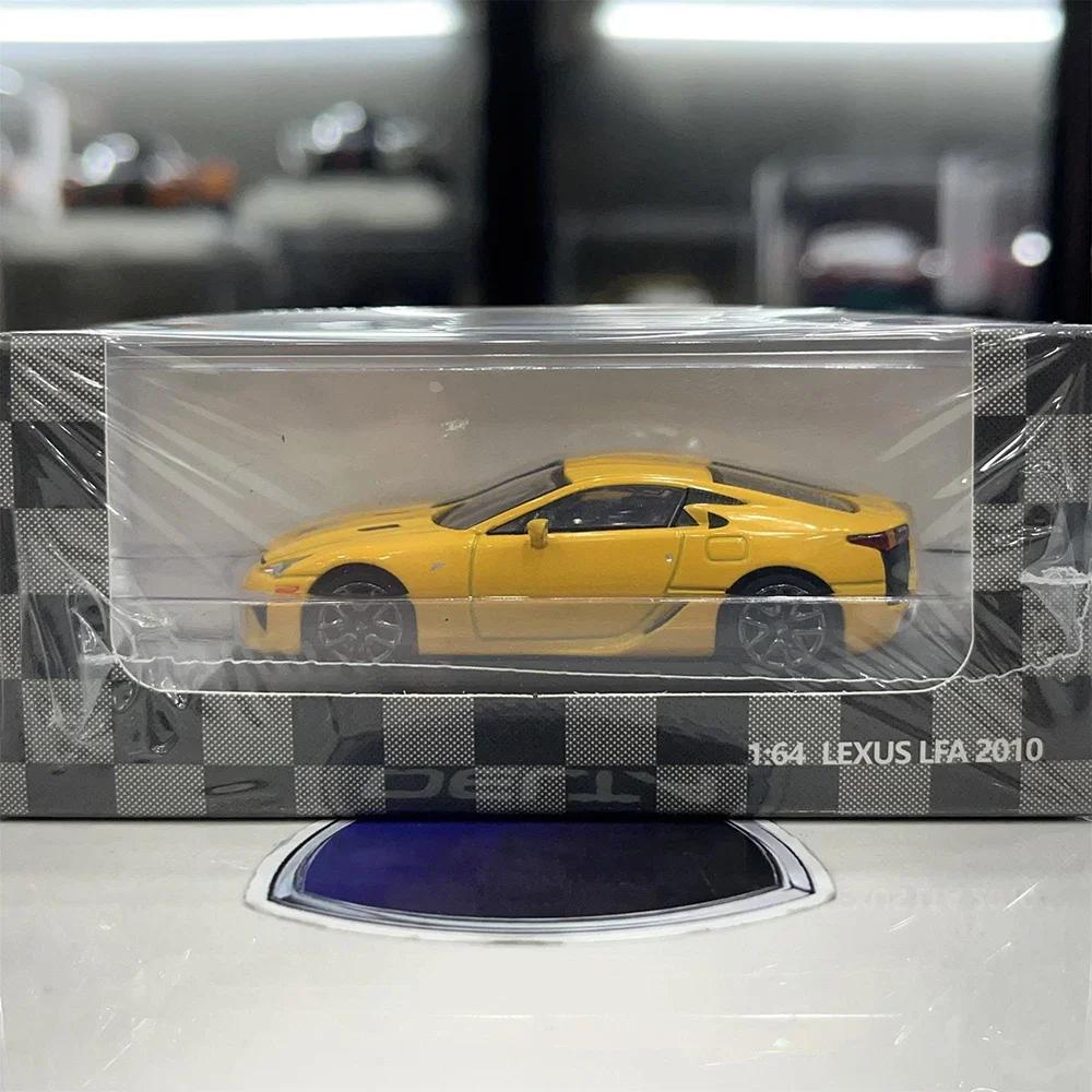 fxcr3 Original Die-cast 1:64 Scale 2010 Lexus Lfa Simulation Alloy Car Model Fan Collection Display Home Decoration Metal Ornaments