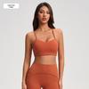 Reggiseno Sportivo Push-Up da Donna con Spalline Sottili e Imbottiture - Sexy Design sulla Schiena, Anti-Cedimento, Ideale per Fitness e Yoga.