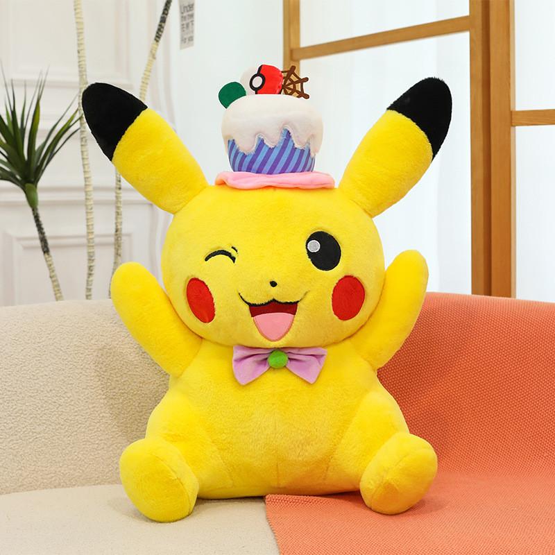 Plush Toy Pikachu Cute Cartoon Soft Short Velvet Children Gift Doll
