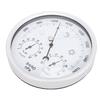 Round Weather Station Aluminum Alloy Mechanical Movement Wall Hanging Thermometer Barometer Hygrometer for Indoor