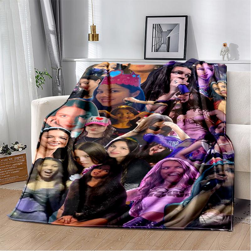 OR Olivia Rodrigo SOUR GUTS 3D Singer Soft Flannel Blanket for Beds Bedroom Sofa,Throw Blanket for Cover Gift Office Picnic