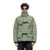 New Balance Logo Down Jacket Asia Sizing 'Green Black' Men's AMJ14328-OLG