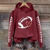 Women's fashion printed hooded sweater