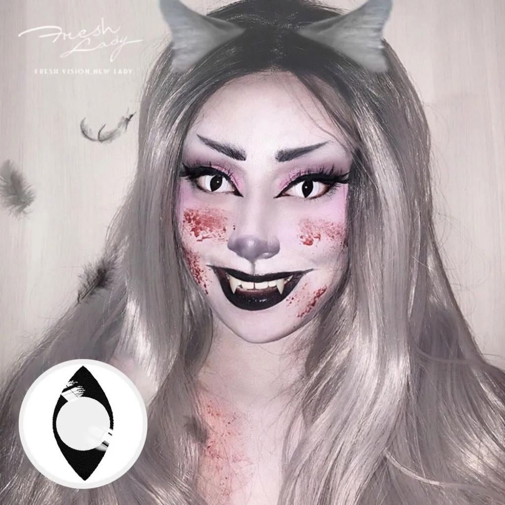 Moody  Cat Eyes White